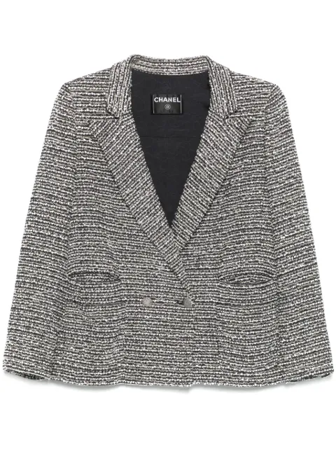 CHANEL Pre-Owned 2010s tweed jacket Black CH2800LV