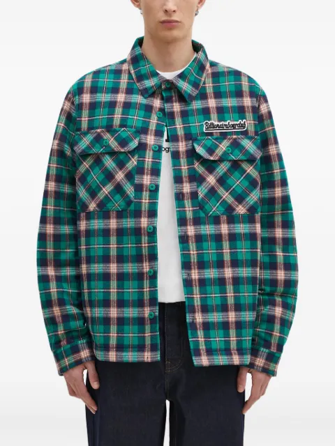 Billionaire Boys Club plaid shirt jacket Green B24430