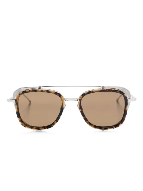 Thom Browne Eyewear side-shield sunglasses Silver UES808A