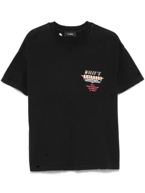 Willy Chavarria logo-patch T-shirt Black WCJSY0030001