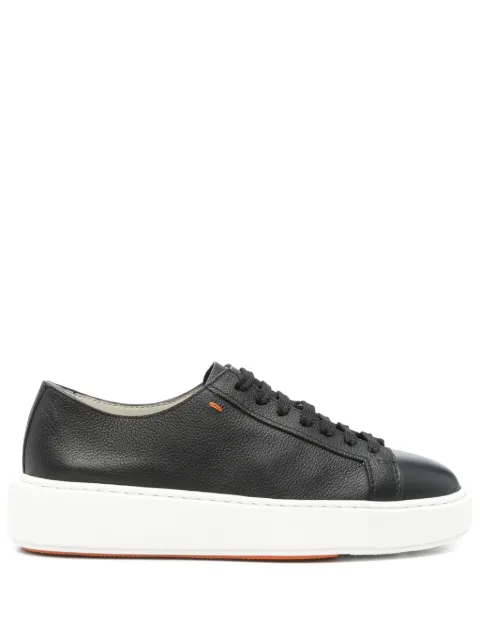 Santoni leather sneakers Black WBCD61322BARCDYI
