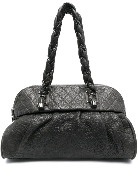 CHANEL Pre-Owned 2006-2008 leather shoulder bag Grey CH3000LB