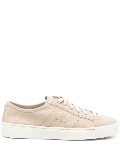 Santoni leather sneakers Neutrals WBGT61345PNNTDYIP