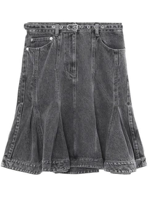 3.1 Phillip Lim belted denim skirt Grey E25236125WGD