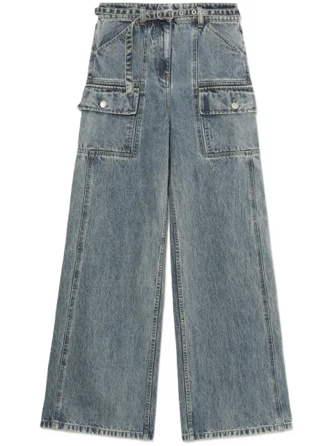 3.1 Phillip Lim belted wide-leg jeans Blue E25251281AWD
