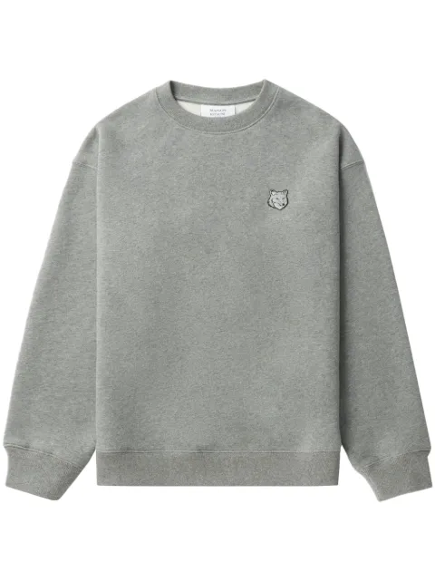 Maison Kitsuné Bold Fox Head-patch sweatshirt Grey MW00315KM0321