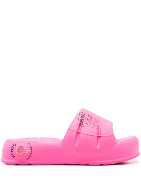 Kenzo logo-print slides Pink FF52MU210E50