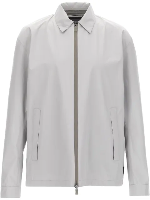 Herno zipped windproof jacket Grey GI000476U11124