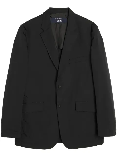 Comme des Garçons Homme twill-weave blazer Black HOJ0010511