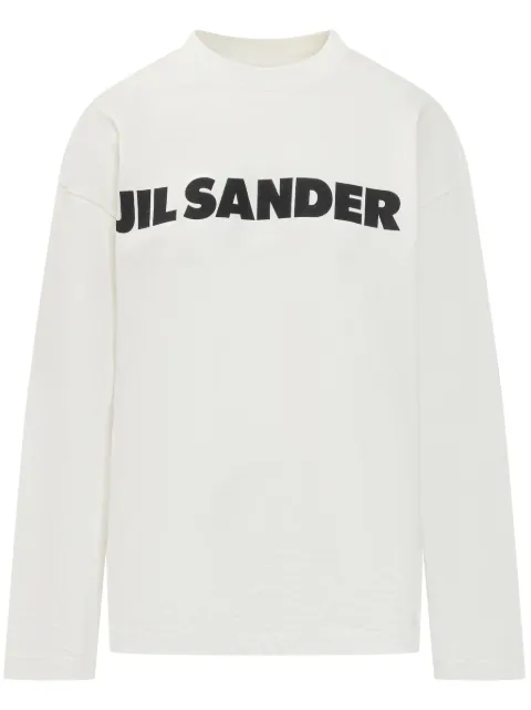 Jil Sander logo-print T-shirt White J03GC0136J45148