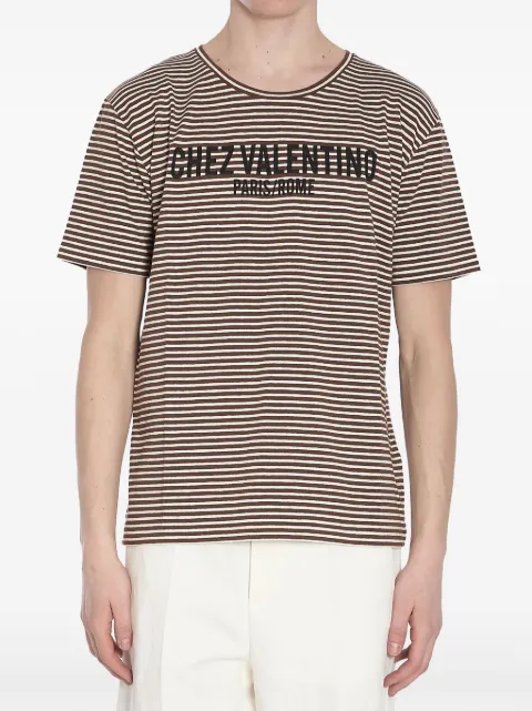 Valentino Garavani Chez t-shirt Brown VMG16SAPY
