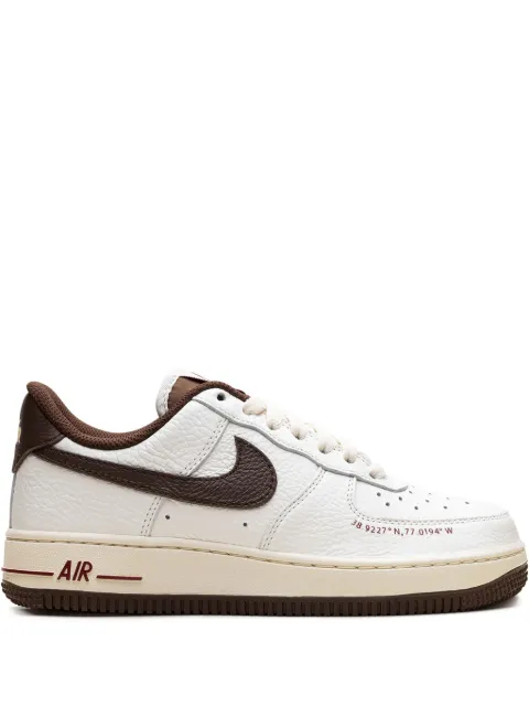 Nike Air Force 1 Low "Howard University - Sail/Bison/Dragon Red" sneakers White HQ7027