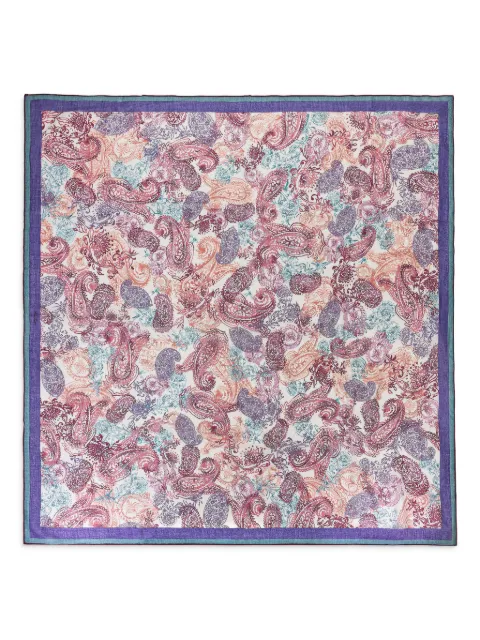 Loro Piana paisley-print scarf Blue FAG0679T98Q