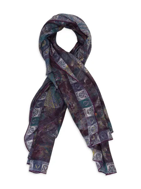 Loro Piana paisley-print scarf Purple FAF8627T91G