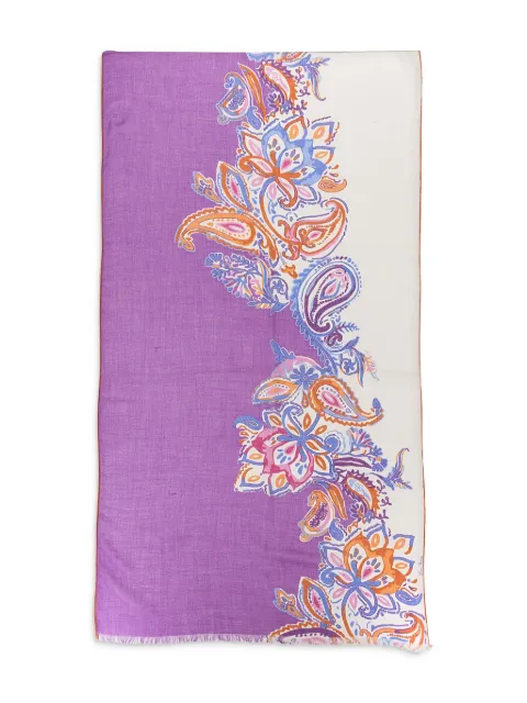 Loro Piana paisley-print scarf Purple FAG0720T99T