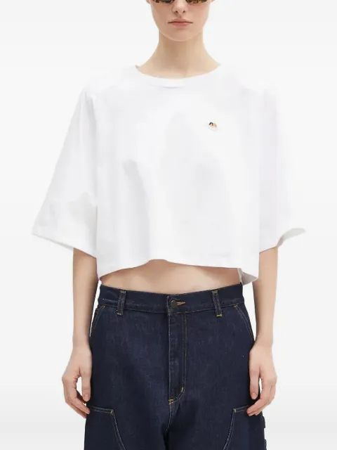 Fiorucci angels-patch T-shirt White W01FPTSH106CJ01WH01