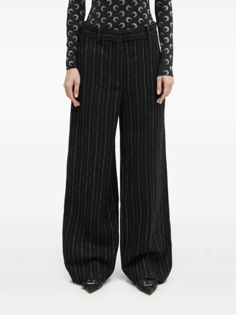 Kenzo pinstripe palazzo pants Black FE62PA0949GM