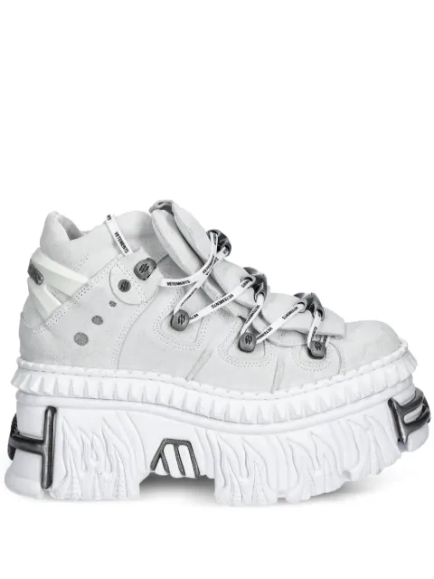 VETEMENTS x New Rock platform sneakers White UA66SN100W
