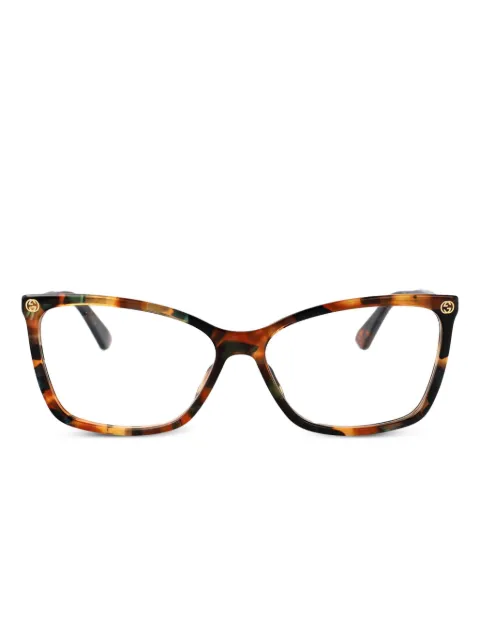 Gucci Eyewear cat-eye glasses Brown GG0025O014