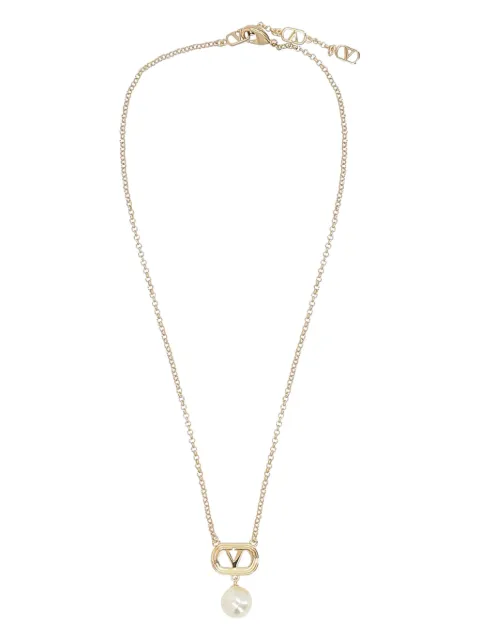 Valentino Garavani Vlogo pendant necklace Gold WJ0Y77UXM