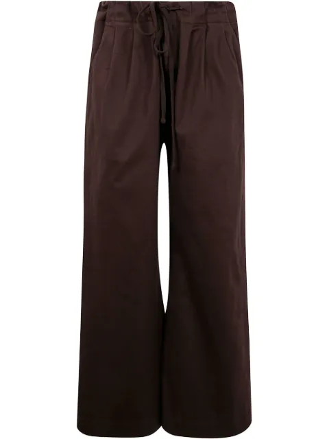 ENTIRE STUDIOS Cinch wide-leg trousers Brown ES2546TO