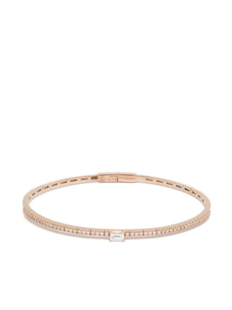 ROSEKEY 18K rose gold diamonds bracelet Pink RKPORDIEM20