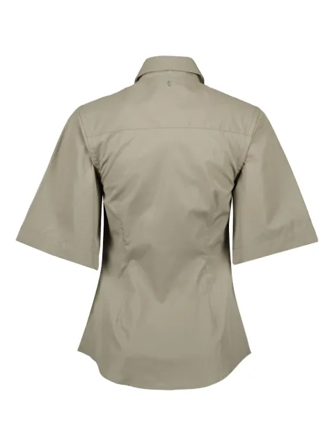 AMI Paris cotton shirt Green FSH462CO0076