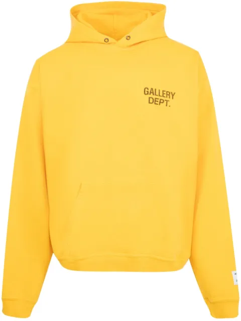 GALLERY DEPT. 90's GD-logo hoodie Yellow GDLH50025