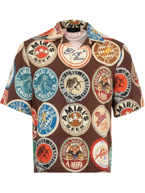 AMIRI Coasters shirt Brown AMSTCA1086
