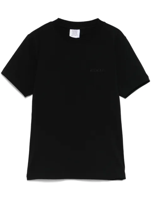 VETEMENTS logo-embroidered T-shirt Black WA66TR630B1200