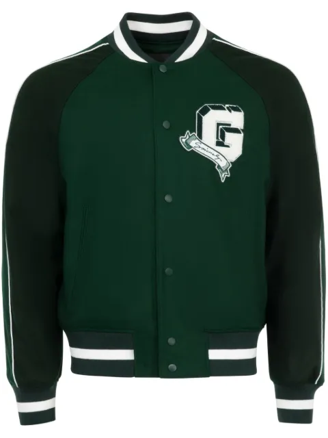 Givenchy College Varsity jacket Green BM01AU15GW