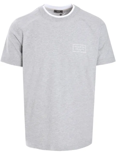 Peserico logo-print T-shirt Grey R55044J0Q102358