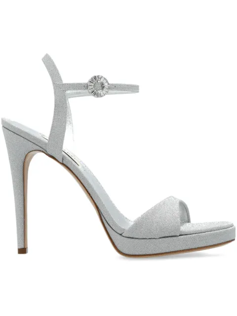 Casadei 130mm Michelle sandals Silver 1L329J1001C2647