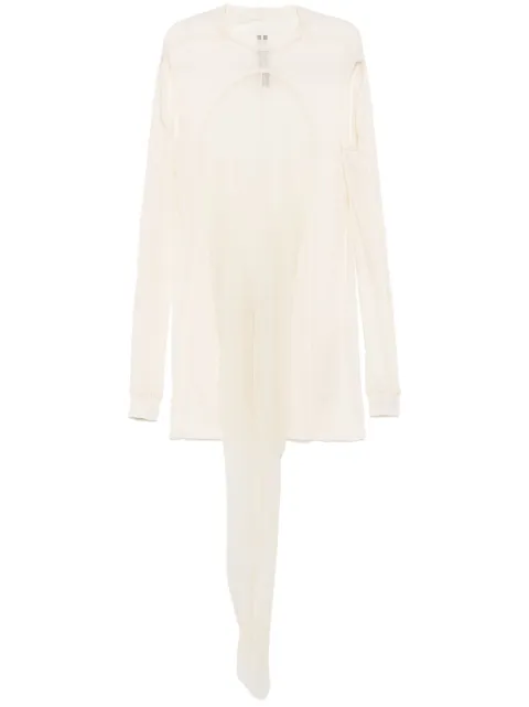 Rick Owens Drain tee Neutrals RP01E7205UCS