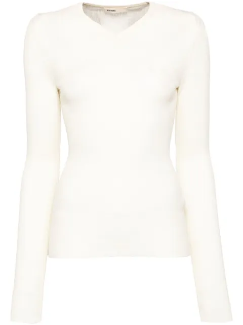 KHAITE Tania top Neutrals 9699511