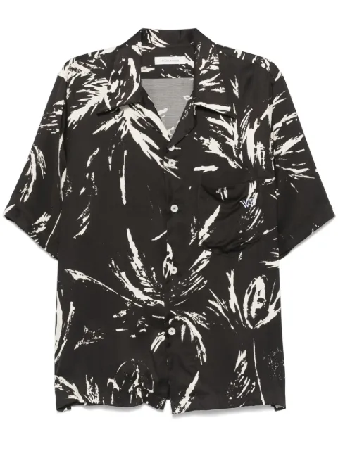 Wales Bonner Highlife shirt Black MS25SH08VI05