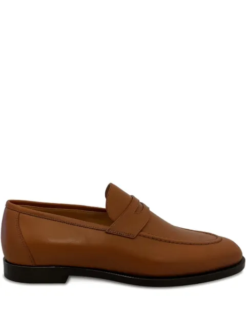 Loro Piana Sergio penny leather loafers Brown FAP5428