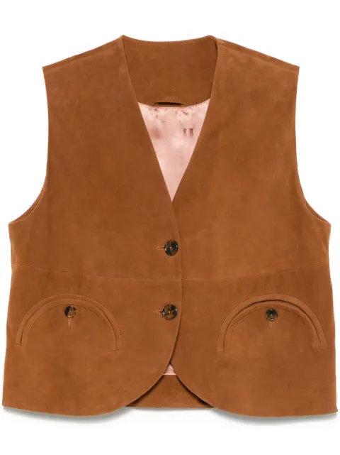 Blazé Milano Gliss gilet Brown JKULE01VIV
