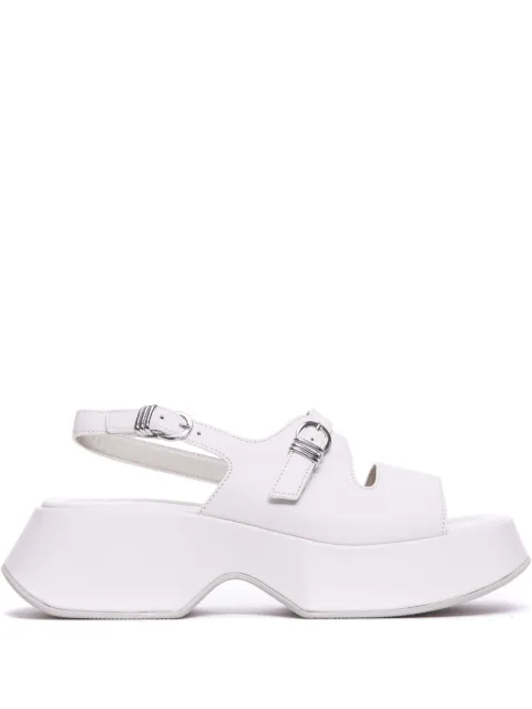 Vic Matie 60mm leather sandals White 1G3260DE02G200