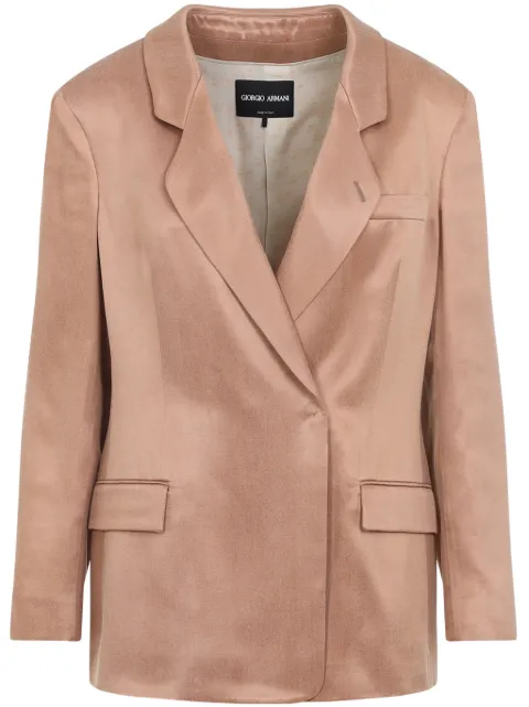 Giorgio Armani double-breasted blazer Pink GW000851TE13750