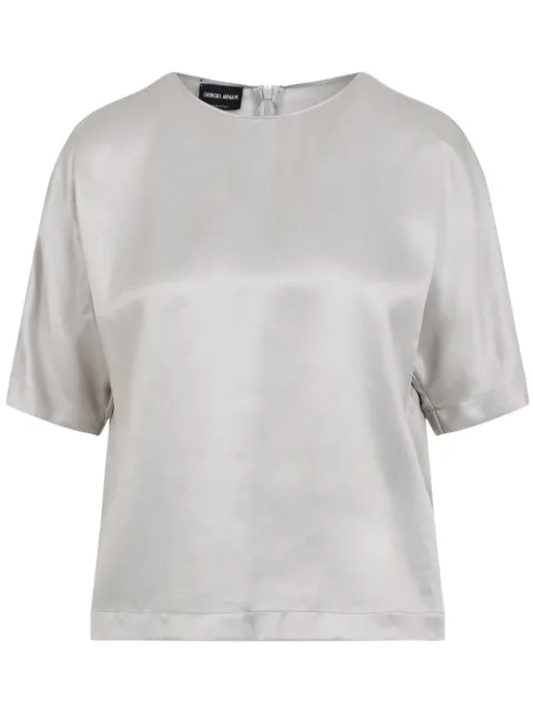 Giorgio Armani satin blouse Grey GW000790TE13750