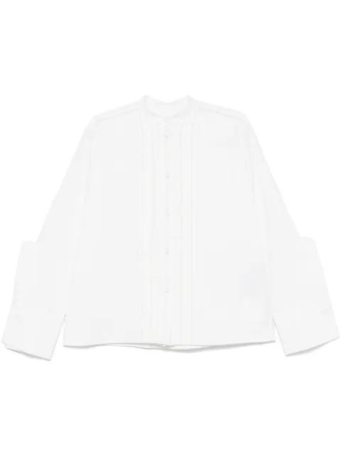 Jil Sander pintuck-detailed shirt White J02DL0231J60001