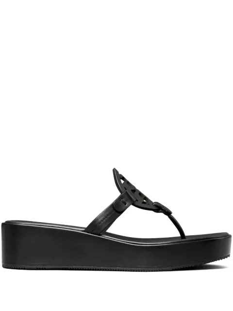 Tory Burch Miller wedge sandals Black 159829