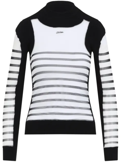 Jean Paul Gaultier Mariniere jumper White 2533FPL069T574