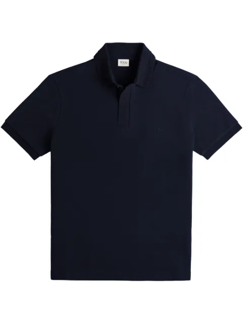 Tod's cotton polo shirt Blue X5MB2505500WGD