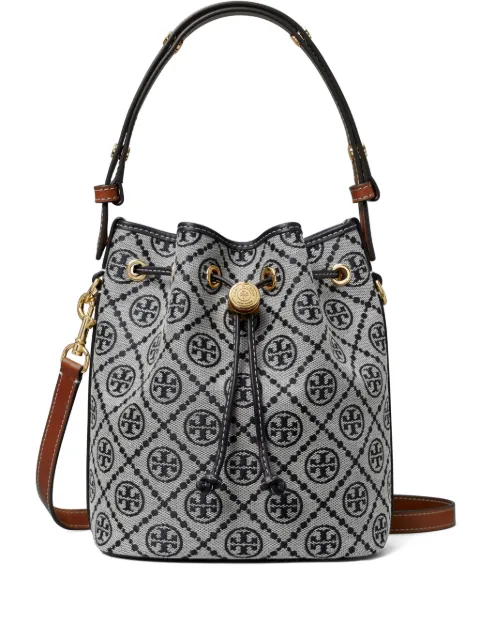 Tory Burch T-Monogram bucket bag Grey 166414