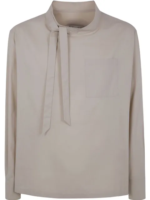Lanvin long-sleeved shirt Neutrals RMSI00166037P25