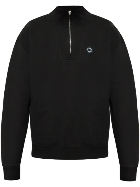 Kenzo Boke Flower-appliqué sweatshirt Black FF55SW2414MC