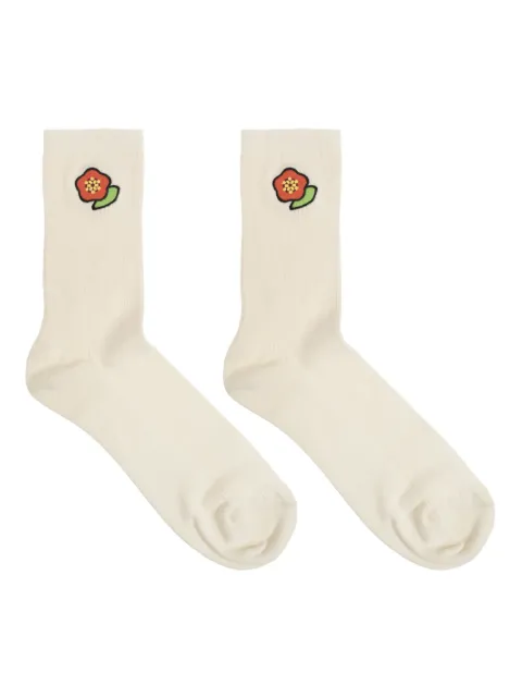Kenzo Boke Flower socks Neutrals FF58SU193KSE