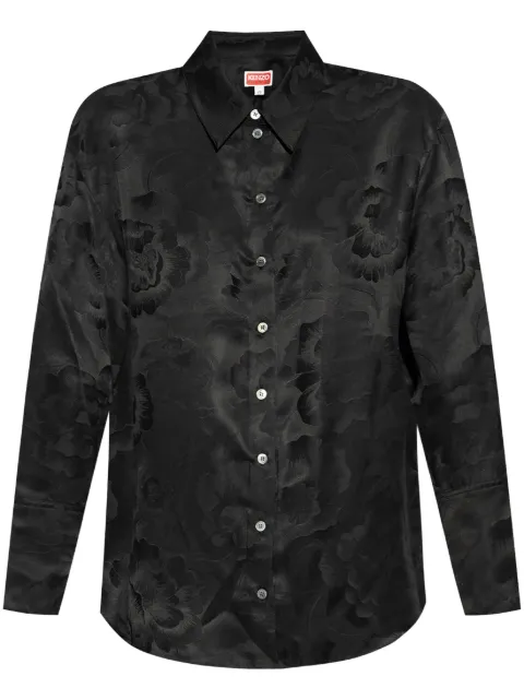 Kenzo Peonies shirt Black FF52CH2549JR